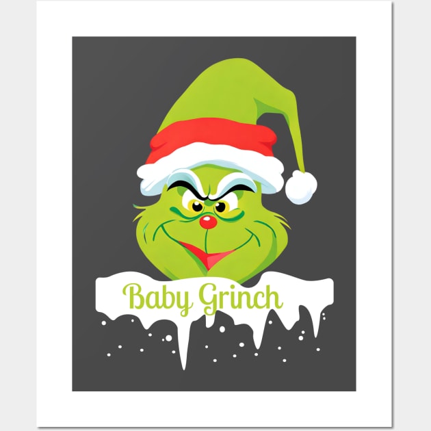 Baby Grinch Wall Art by blaurensharp00@gmail.com